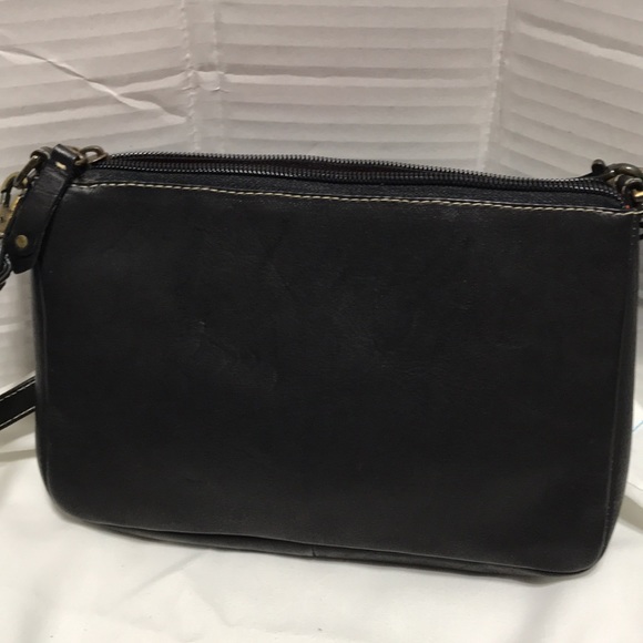 Sea Salt leather crossbody bag - Picture 3 of 8